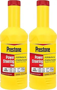 Prestone Power Steering Fluid, 12 oz | For Asian Vehicles | Pack of 2