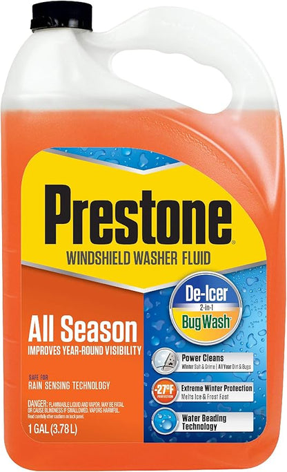Prestone AS658 All Season 2-in-1 Windshield Washer Fluid