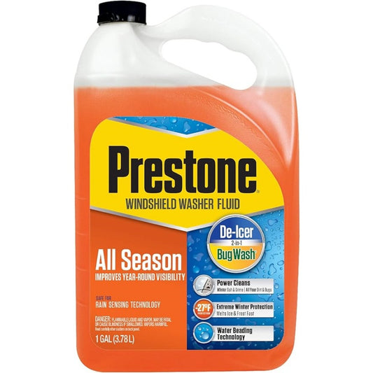 Prestone AS658P All Season 3-in-1 Year Round Windshield Washer Fluid
