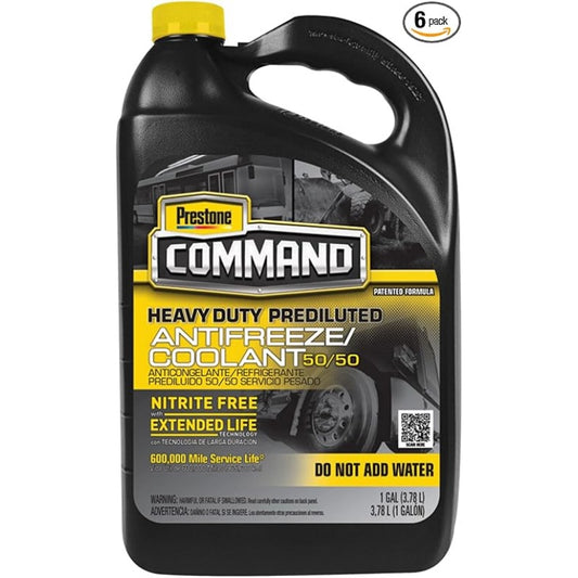 Prestone AFC12100-6PK Command Heavy Duty Nitrate, 1 Gallon (Pack of 6)