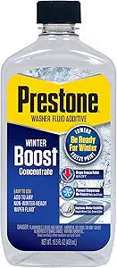 Prestone AS240 Windshield Washer Fluid Booster De-Icer Additive - 15.5 oz.
