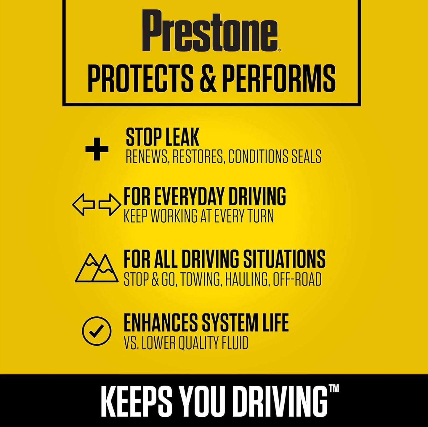 Prestone Power Steering Fluid | 12 oz Bottles | Pack of 3
