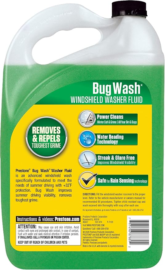 Prestone 3-in-1 All Season Year Round Windshield Washer Fluid 0 Degree (1 Gallon)