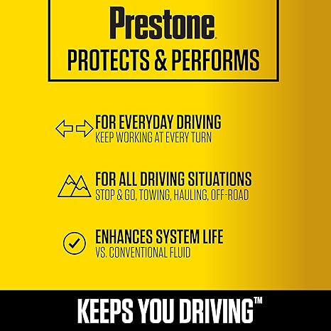 Prestone Power Steering Fluid, 12 oz | For Asian Vehicles | Pack of 2