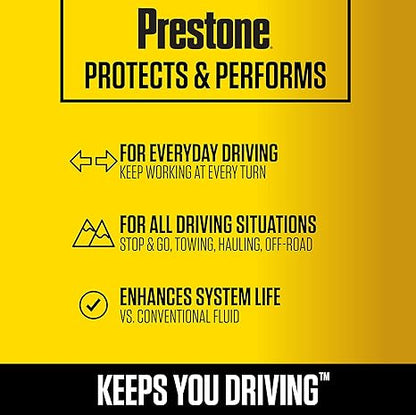 Prestone Power Steering Fluid, 12 oz | For Asian Vehicles | Pack of 2