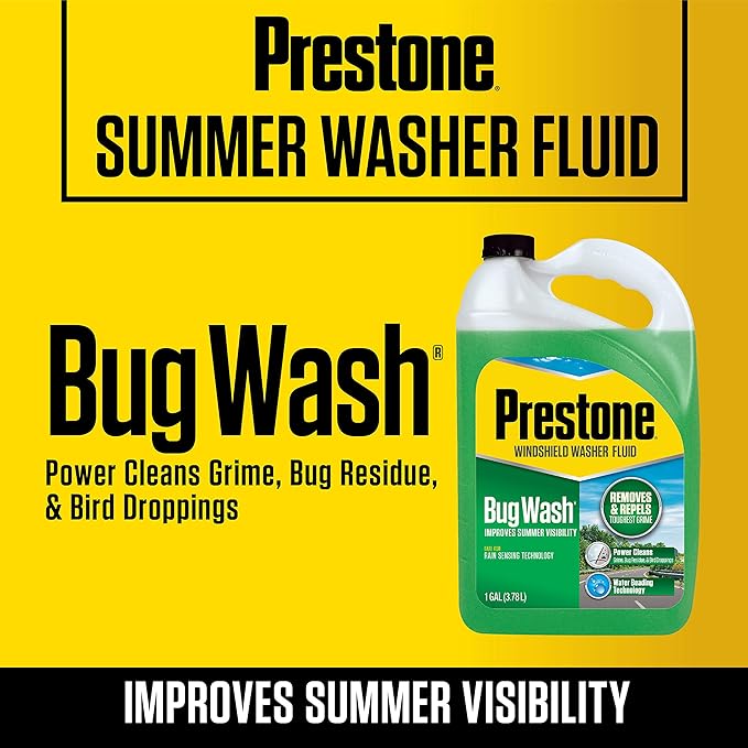 Prestone 3-in-1 All Season Year Round Windshield Washer Fluid 0 Degree (1 Gallon)